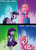 Size: 1181x1633 | Tagged: safe, artist:the-butch-x, twilight sparkle, alicorn, pony, equestria girls, g4, adventure time, crossover, duo, female, looking at you, male, mare, ponified, princess bubblegum, raised hoof, role reversal, species swap, twilight sparkle (alicorn)