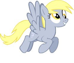Size: 747x638 | Tagged: safe, artist:xigger, derpy hooves, pegasus, pony, g4, sonic rainboom (episode), .svg available, animated, cute, derpabetes, female, flying, gif, grin, simple background, smiling, solo, transparent background, vector
