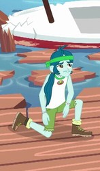 Size: 270x460 | Tagged: safe, screencap, captain planet, equestria girls, g4, my little pony equestria girls: legend of everfree, background human, camp everfree outfits, cropped, legs, male, solo