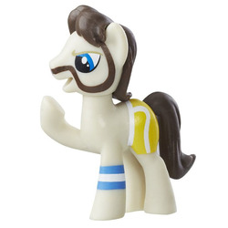 Size: 600x600 | Tagged: safe, ace point, pony, blind bag, facial hair, irl, moustache, photo, solo, toy