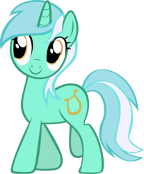 Size: 4977x6000 | Tagged: safe, artist:theshadowstone, lyra heartstrings, pony, unicorn, g4, absurd resolution, female, raised leg, simple background, smiling, solo, transparent background, vector