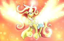 Size: 1024x663 | Tagged: safe, artist:multraven94, sunset shimmer, pony, equestria girls, g4, my little pony equestria girls: friendship games, artificial wings, augmented, clothes, daydream shimmer, dress, equestria girls ponified, face paint, female, magic, magic wings, ponified, solo, wings