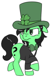Size: 427x655 | Tagged: safe, artist:lockhe4rt, oc, oc only, oc:filly anon, earth pony, pony, bowtie, clothes, female, filly, hat, simple background, solo, top hat, tuxedo, white background