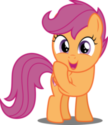 Size: 4320x5000 | Tagged: safe, artist:dashiesparkle, scootaloo, pony, g4, absurd resolution, cute, cutealoo, female, looking at you, simple background, solo, transparent background, vector