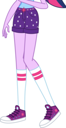 Size: 969x1857 | Tagged: dead source, safe, artist:imperfectxiii, artist:teentitansfan201, edit, vector edit, sci-twi, twilight sparkle, equestria girls, g4, my little pony equestria girls: legend of everfree, clothes, converse, cropped, cute, female, leg focus, legs, pictures of legs, raised leg, shoes, shorts, simple background, socks, solo, transparent background, vector