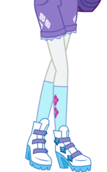 Size: 1014x1620 | Tagged: dead source, safe, artist:teentitansfan201, edit, vector edit, rarity, equestria girls, g4, my little pony equestria girls: legend of everfree, boots, clothes, cropped, female, leg focus, legs, pictures of legs, shorts, simple background, socks, solo, transparent background, vector