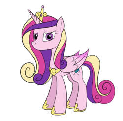 Size: 1564x1544 | Tagged: dead source, safe, artist:php47, princess cadance, alicorn, pony, g4, cadance is not amused, female, judging you, looking at you, simple background, solo, transparent background