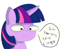 Size: 3026x2434 | Tagged: safe, artist:laserpewpewrblx, twilight sparkle, alicorn, pony, g4, female, forever alone, high res, mare, meme, simple background, single, solo, speech bubble, transparent background, twilight sparkle (alicorn), woonoggles