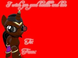 Size: 1400x1050 | Tagged: safe, artist:soad24k, oc, oc only, oc:soadia, genie, pony, 3d, gmod, needs more saturation, solo, valentine's day, valentine's day card