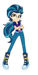 Size: 236x458 | Tagged: safe, indigo zap, equestria girls, g4, my little pony equestria girls: friendship games, alternate clothes, alternate hairstyle, alternate universe, boots, clothes, female, jacket, pants, simple background, solo, white background