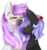Size: 2455x2634 | Tagged: safe, artist:ohhoneybee, oc, oc only, oc:cloudy night, oc:merris flick, pegasus, pony, unicorn, blushing, eyes closed, female, high res, mare, nuzzling, simple background, transparent background