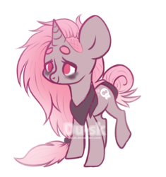 Size: 546x582 | Tagged: safe, artist:du-sk, oc, oc only, oc:grim, pony, unicorn, simple background, solo, tired, transparent background