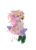 Size: 1000x1400 | Tagged: safe, artist:usagimoon98, oc, oc only, oc:grim, pony, flower, simple background, solo, transparent background