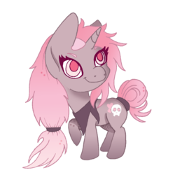 Size: 2000x2000 | Tagged: safe, artist:lianemo0819, oc, oc only, oc:grim, pony, high res, simple background, solo, transparent background