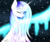 Size: 2400x2000 | Tagged: safe, artist:minelvi, oc, oc only, oc:icy crystal, pony, unicorn, eyelashes, eyes closed, female, high res, mare, night, signature, solo, stars