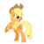 Size: 2000x2000 | Tagged: safe, artist:muzzen, applejack, earth pony, pony, g4, bipedal, female, high res, rearing, simple background, solo, transparent background, vector