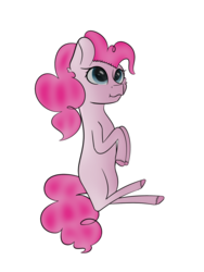 Size: 1024x1365 | Tagged: safe, artist:rosymelodies, pinkie pie, earth pony, pony, g4, female, simple background, solo, transparent background