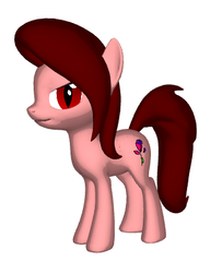 Size: 337x415 | Tagged: safe, oc, oc only, oc:lavenderheart, pony, 3d, 3d pony creator, solo