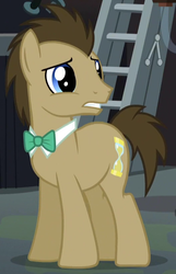 Size: 529x820 | Tagged: safe, screencap, doctor whooves, time turner, earth pony, pony, g4, slice of life (episode), male, solo, stallion