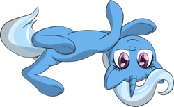Size: 3375x2075 | Tagged: safe, artist:datapony, trixie, pony, unicorn, g4, behaving like a cat, female, flexible, high res, looking at you, on back, simple background, smiling, solo, transparent background, underhoof
