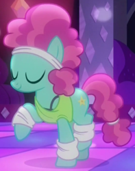 Size: 552x702 | Tagged: safe, screencap, flashdancer, pony, g4, the saddle row review, female, solo