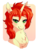 Size: 934x1245 | Tagged: safe, artist:tr4shcompactor, oc, oc only, pony, unicorn, bust, chest fluff, solo