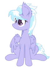 Size: 8063x11604 | Tagged: safe, artist:starstridepony, cloudchaser, pony, g4, absurd resolution, cute, ear fluff, female, fluffy, simple background, sitting, solo, transparent background