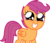 Size: 12074x10317 | Tagged: safe, artist:cyanlightning, scootaloo, pony, g4, twilight time, .svg available, absurd resolution, cute, cutealoo, female, simple background, solo, transparent background, vector