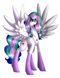 Size: 1485x1901 | Tagged: safe, artist:alithecat1989, oc, oc only, pegasus, pony, female, mare, request, simple background, smiling, solo, spread wings, transparent background