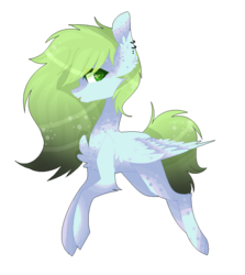Size: 804x900 | Tagged: safe, artist:huirou, oc, oc only, oc:emerald gemstar, pegasus, pony, chest fluff, female, mare, simple background, solo, transparent background