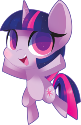 Size: 2030x3140 | Tagged: safe, artist:sorasku, twilight sparkle, pony, g4, blushing, chibi, female, high res, simple background, solo, transparent background