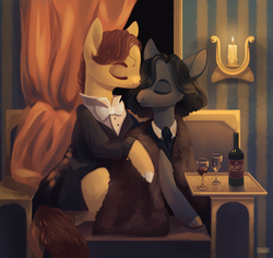 Size: 2200x2078 | Tagged: safe, artist:domidelance, pony, bosie, gay, high res, lord alfred bruce douglas, male, oscar wilde, ponified