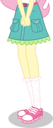 Size: 1618x3854 | Tagged: dead source, safe, artist:teentitansfan201, edit, vector edit, fluttershy, equestria girls, g4, my little pony equestria girls: legend of everfree, clothes, female, hands together, leg focus, legs, pictures of legs, shoes, shorts, simple background, skirt, socks, solo, transparent background, vector