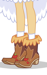 Size: 253x399 | Tagged: safe, applejack, equestria girls, g4, my little pony equestria girls: legend of everfree, boots, clothes, dress, female, gala dress, legs, pictures of legs, socks, solo