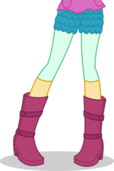 Size: 3000x4497 | Tagged: dead source, safe, artist:ambassad0r, edit, editor:teentitansfan201, vector edit, lyra heartstrings, equestria girls, g4, boots, cropped, female, high heel boots, high res, leg focus, legs, pictures of legs, simple background, solo, transparent background, vector