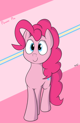 Size: 1474x2269 | Tagged: safe, artist:rapidstrike, pinkie pie, earth pony, pony, g4, cute, female, looking at you, smiling, solo