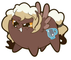 Size: 5096x4347 | Tagged: safe, artist:coggler, artist:frog&cog, artist:gopherfrog, oc, oc only, oc:sweet mocha, pegasus, pony, absurd resolution, angry, chubbie, cute, freckles, scrunchy face, simple background, solo, transparent background