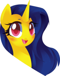 Size: 3504x4445 | Tagged: safe, artist:sorasku, oc, oc only, oc:star symphony, pony, unicorn, blushing, bust, female, high res, mare, portrait, simple background, solo, transparent background