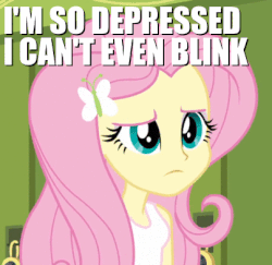 Size: 404x393 | Tagged: safe, fluttershy, equestria girls, g4, animated, female, gif, king of the hill, lockers, solo