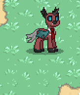 Size: 164x195 | Tagged: safe, changeling, pony town, clothes, solo, spy, spy (tf2), team fortress 2
