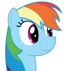 Size: 780x862 | Tagged: safe, artist:derphed, rainbow dash, pony, g4, .svg available, female, simple background, smiling, solo, svg, transparent background, vector