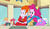 Size: 1904x1090 | Tagged: safe, screencap, abnormal norman, apple bloom, big macintosh, heath burns, pinkie pie, trixie, equestria girls, g4, my little pony equestria girls, apple, background human, balloon, clothes, food, helping twilight win the crown, male, skirt, wondercolts uniform