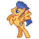 Size: 80x80 | Tagged: safe, artist:kevfin, flash sentry, pegasus, pony, g4, male, pixel art, simple background, solo, sprite, transparent background