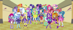 Size: 7141x3000 | Tagged: safe, artist:3d4d, artist:limedazzle, artist:mixiepie, artist:pink1ejack, artist:theshadowstone, adagio dazzle, applejack, aria blaze, fluttershy, fuchsia blush, gloriosa daisy, indigo zap, lavender lace, lemon zest, moondancer, pinkie pie, rainbow dash, rarity, sci-twi, sonata dusk, sour sweet, starlight glimmer, sugarcoat, sunny flare, sunset shimmer, trixie, twilight sparkle, equestria girls, g4, my little pony equestria girls: friendship games, my little pony equestria girls: legend of everfree, my little pony equestria girls: rainbow rocks, absurd resolution, alternate universe, boots, canterlot high, clothes, crystal guardian, crystal wings, female, glasses, high heel boots, humane five, legs, ponied up, shadow five, shoes, show accurate, sneakers, sparkles, the dazzlings, the rainbooms, trixie and the illusions, wall of tags, wings
