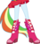 Size: 2999x3299 | Tagged: dead source, safe, artist:teentitansfan201, edit, vector edit, rainbow dash, equestria girls, g4, my little pony equestria girls, boots, boots shot, clothes, cropped, dress, fall formal outfits, female, high heel boots, high res, leg focus, legs, pictures of legs, ponied up, ponytail, simple background, skirt, solo, transparent background, vector