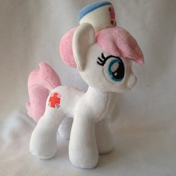 Size: 960x960 | Tagged: safe, artist:burgunzik, nurse redheart, pony, g4, irl, photo, plushie, solo