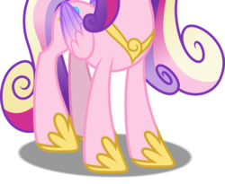 Size: 3147x2576 | Tagged: dead source, safe, artist:teentitansfan201, edit, vector edit, princess cadance, alicorn, pony, g4, cropped, female, high res, hoof shoes, hooves, legs, pictures of legs, simple background, solo, transparent background, vector