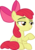 Size: 3000x4275 | Tagged: safe, artist:sollace, apple bloom, earth pony, pony, g4, where the apple lies, .svg available, female, high res, raised eyebrow, simple background, sitting, smug, solo, transparent background, vector