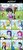 Size: 800x1723 | Tagged: safe, artist:uotapo, applejack, fluttershy, octavia melody, pinkie pie, rainbow dash, rarity, sunset shimmer, equestria girls, g4, broken, canterlot high, cello, clothes, comic, football, happy, humane five, humane six, jacket, japanese, jazz, leather jacket, musical instrument, piano, sad, saxophone, soccer field, speech bubble, stick figure, translated in the comments, translation request, trumpet, xd