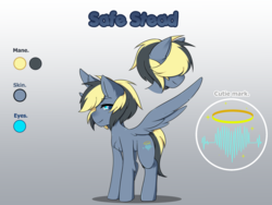 Size: 2248x1686 | Tagged: safe, artist:opossum_imoto, oc, oc only, oc:safe stead, pony, male, reference sheet, solo, stallion